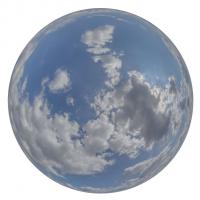 12K clouded skydome HDRi panorama